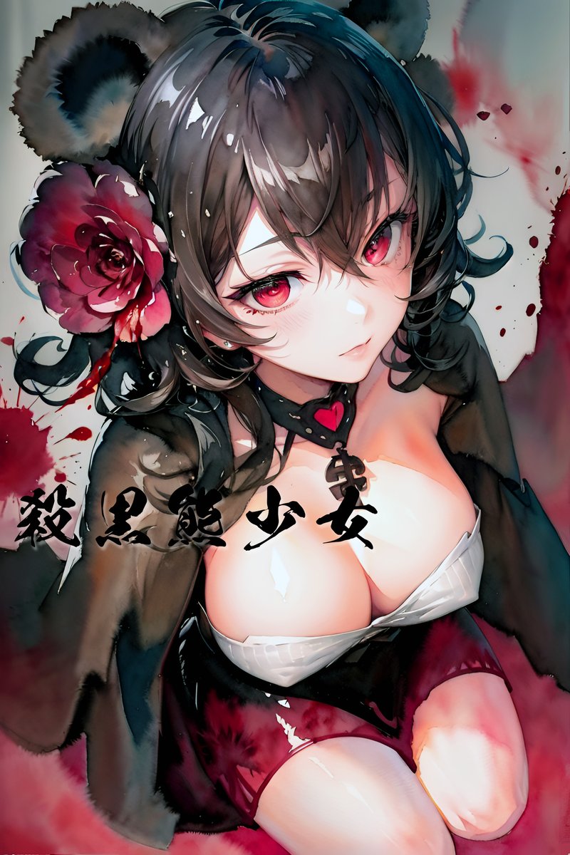 tsukiyo_mana's tweet image. 今日はお昼少し時間あったので、休憩に手直して仕上げてみました🖌🎨
さてと帰ったら個人のクライアントワークです。
今日もお疲れさまでした。
#殺黒熊少女