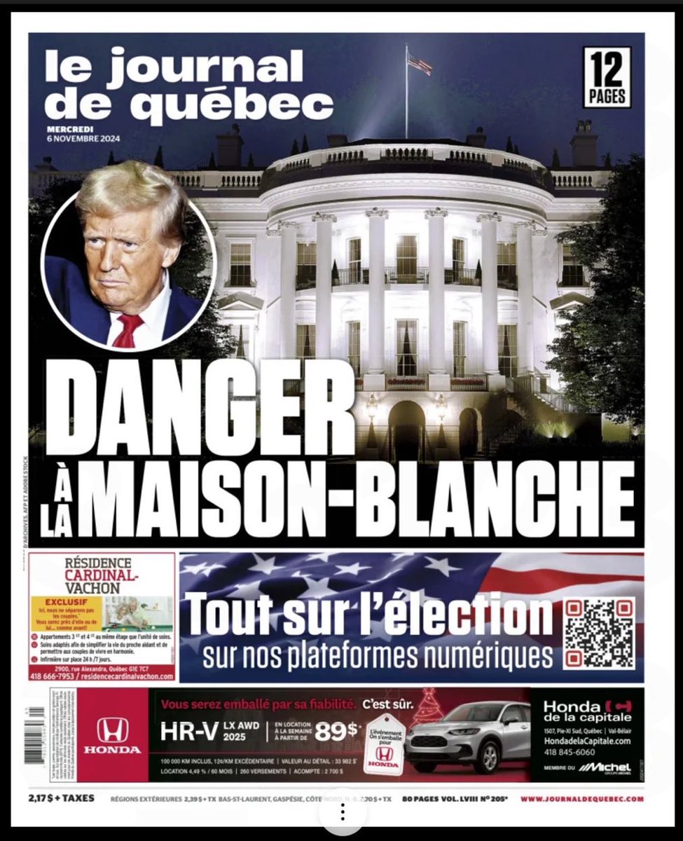 Jefffillion's tweet image. C’est le plus gros F*CK YOU" de l’histoire.

6 Novembre 2024, la mort des salauds de médias est confirmé.