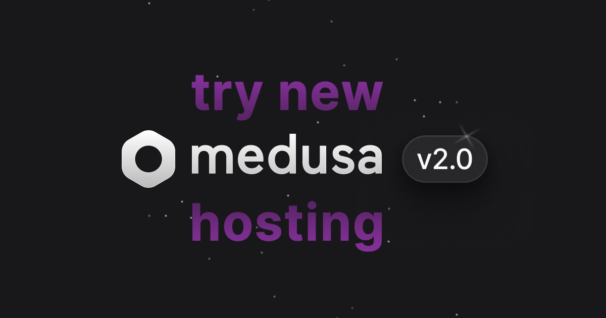 Just launched: MedusaJS v2 hosting! 🎉 Use code TJIHRCI0 for a discount and deploy your e-commerce backend in one click with GitHub sync and optimised hosting. 👉 admin.nomodo.io/create/medusajs

<a href="/medusajs/">Medusa</a> #medusajs #ecommerce #opensource