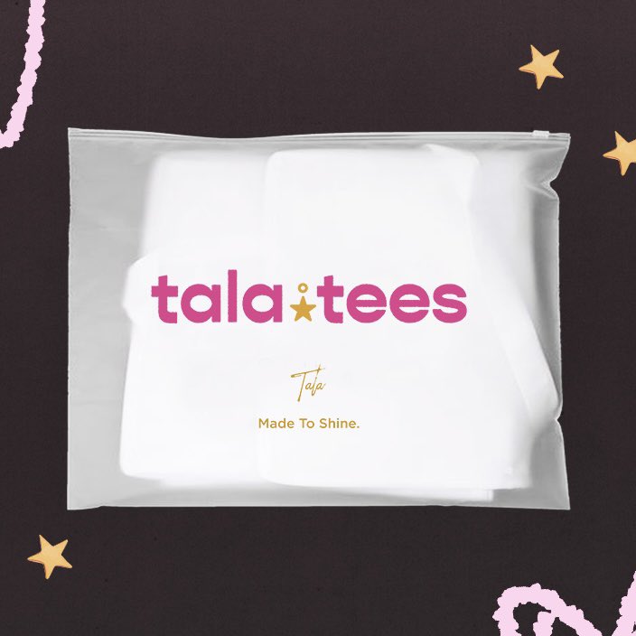 talabykyla's tweet photo. Your new favorite tee has arrived, and itβs anything but basic πβ¨π
Launching on 11.11 π«
#TALATees #TALASparkleSeason #TALA1111 https://t.co/NRPZUcLheQ