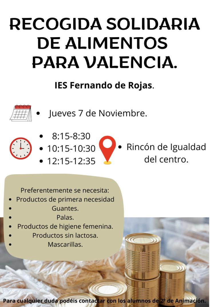 Para cualquier duda, podéis contactar con el grupo de Animación de 2° Curso #ascyt #2024 #Dana #ayudavalencia #solidaridad