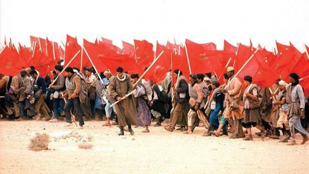 MoroccoTEnglish's tweet photo. Today,the Moroccan people commemorate the 49th anniversary of the historic Green March,a pivotal event that symbolizes the unity between the Throne and the people in their courageous struggle for national liberation and the full restoration of the Kingdom's territorial integrity. https://t.co/2bFoMilaVy