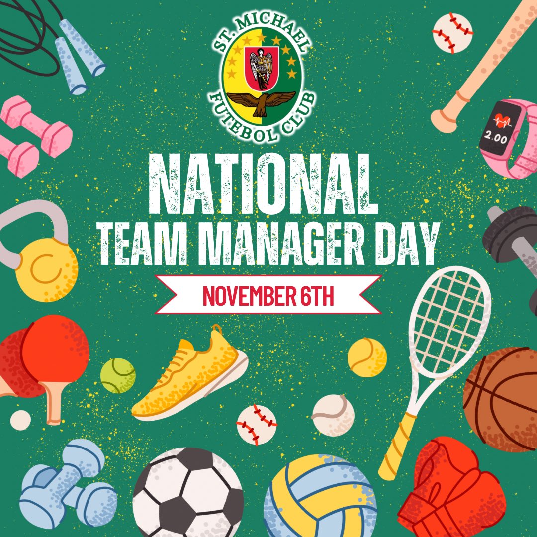 📣 Happy National Team Manager Day! 🎉

Today, we’re celebrating the backbone of our soccer club, the ones who keep us organized, motivated, &amp; ready for every challenge. We can’t THANK YOU enough for all the hard work, dedication, &amp; endless support you give to everyone 💚
