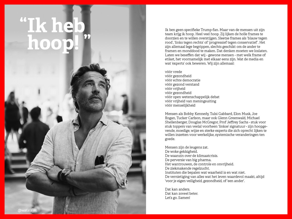 WATALS_nl's tweet photo. Ik heb hoop,
heel veel hoop! 
Jij ook?

Of lees hetzelfde tekstje op mijn blog:
https://t.co/swJvJ537MM