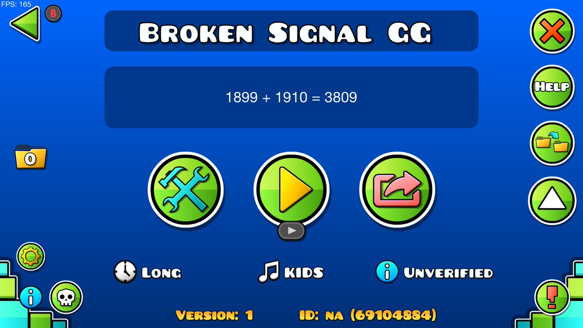 8vo Extreme Demo:

Broken Signal By Grax

Empezado el 03/10/24 y completado el 06/10/24.

Otro nivelazo mas, a pesar de se una cancion tan repetitiva me sorprende los distintos gameplays que tiene el nivel, simplemente, nivelazo. 

Ultimo Fallo: 93%