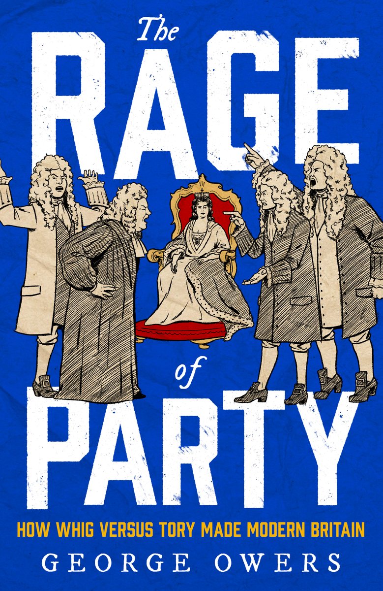 CapelLofft's tweet image. I am delighted to share the cover for my book 'The Rage of Party: How Whig Versus Tory Made Modern Britain', out next year and available to pre-order here: amazon.co.uk/Rage-Party-Geo…