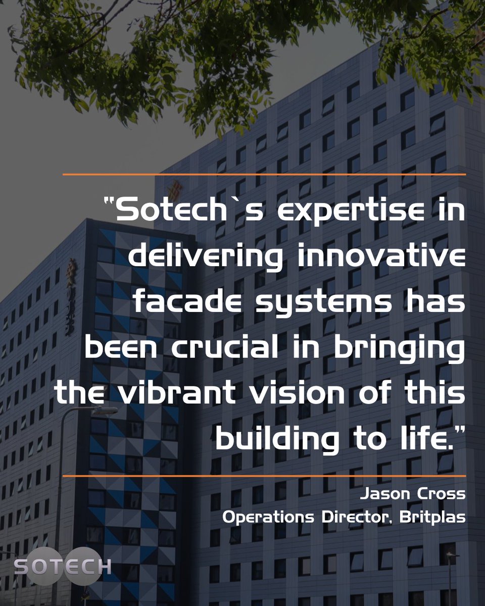 See what Jason Cross, Operations Director at Britplas had to say on working alongside Sotech on Discovery Quay, Phase 2. 

To learn more on Discovery Quay, check out the case study found on our website today - sotech-optima.co.uk/discovery-quay/