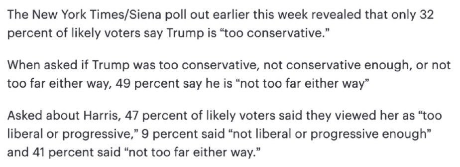 catalystcomett's tweet image. i need twitter pundits to realize just because the dems would appeal more to YOU if they signaled more explicitly progressive positions does not mean that would appeal to the us electorate. these numbers are horrifying, the electorate has moved so far to the right.