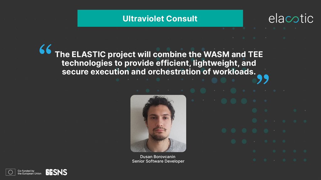 ELASTIC Project (@elasticproject_) on Twitter photo Meet #ELASTIC Project partner <a href="/ultravioletrs/">Ultraviolet</a>!
Based in Belgrade, UVC is advancing #cloud, #AI, and #secure computing. In ELASTIC, they’re working on WebAssembly in Trusted Execution Environments, powering secure, efficient edge solutions.
🔗elasticproject.eu/meet-our-partn… Meet #ELASTIC Project partner <a href="/ultravioletrs/">Ultraviolet</a>!
Based in Belgrade, UVC is advancing #cloud, #AI, and #secure computing. In ELASTIC, they’re working on WebAssembly in Trusted Execution Environments, powering secure, efficient edge solutions.
🔗elasticproject.eu/meet-our-partn…