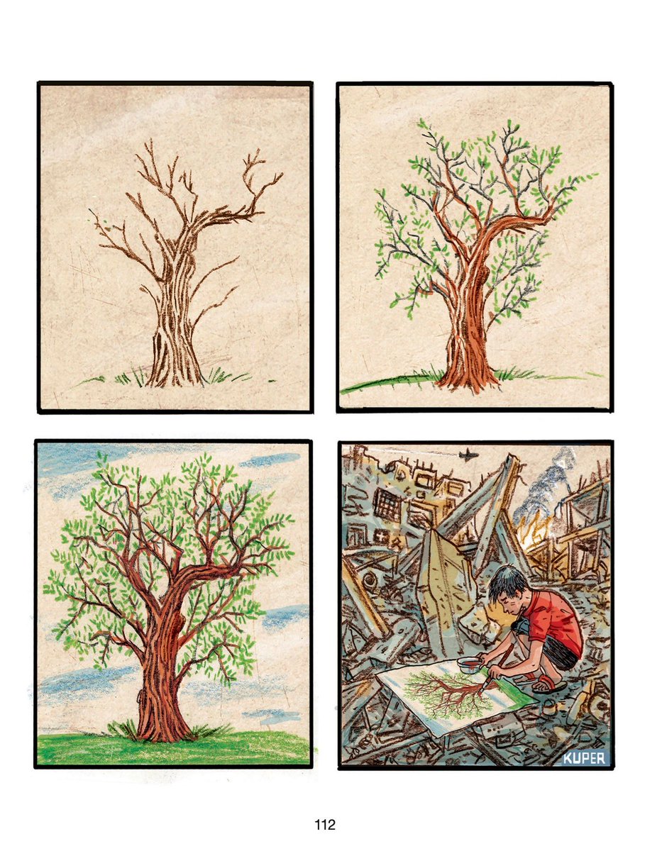 Review of the new issue of World War 3 Illustrated buff.ly/4frdv6B #art #comics #election #anarchy #Palestine