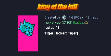 OnsolTiger's tweet photo. @pumpdotfun @silasicoyns KING OF THE JUNGLE👑Dont stop,only PUMP BUY HERE: 
https://t.co/NagYPR2EzH
#PumpFunLaunch @pumpdotfun https://t.co/xb4sFsZ1ku