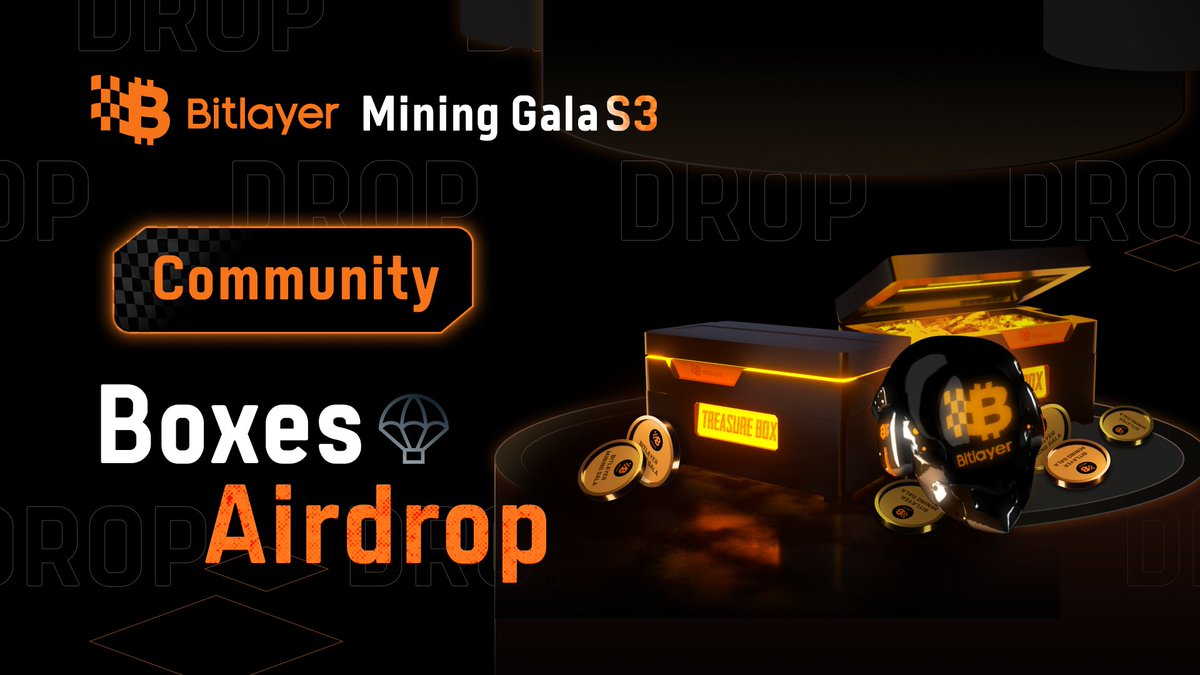 🎉Show Your Treasure Boxes and Win More🎉

⌛️Duration: 11.06 16:00 UTC+8-11.9 16:00 UTC+8

🙌How to Participate:

✅Fllow <a href="/BitlayerLabs/">Bitlayer BitVM</a> and RT this tweet;
✅Share the screenshot of the boxes you opened in the comments;
✅Fill the link to the Google Form:
docs.google.com/forms/d/e/1FAI…