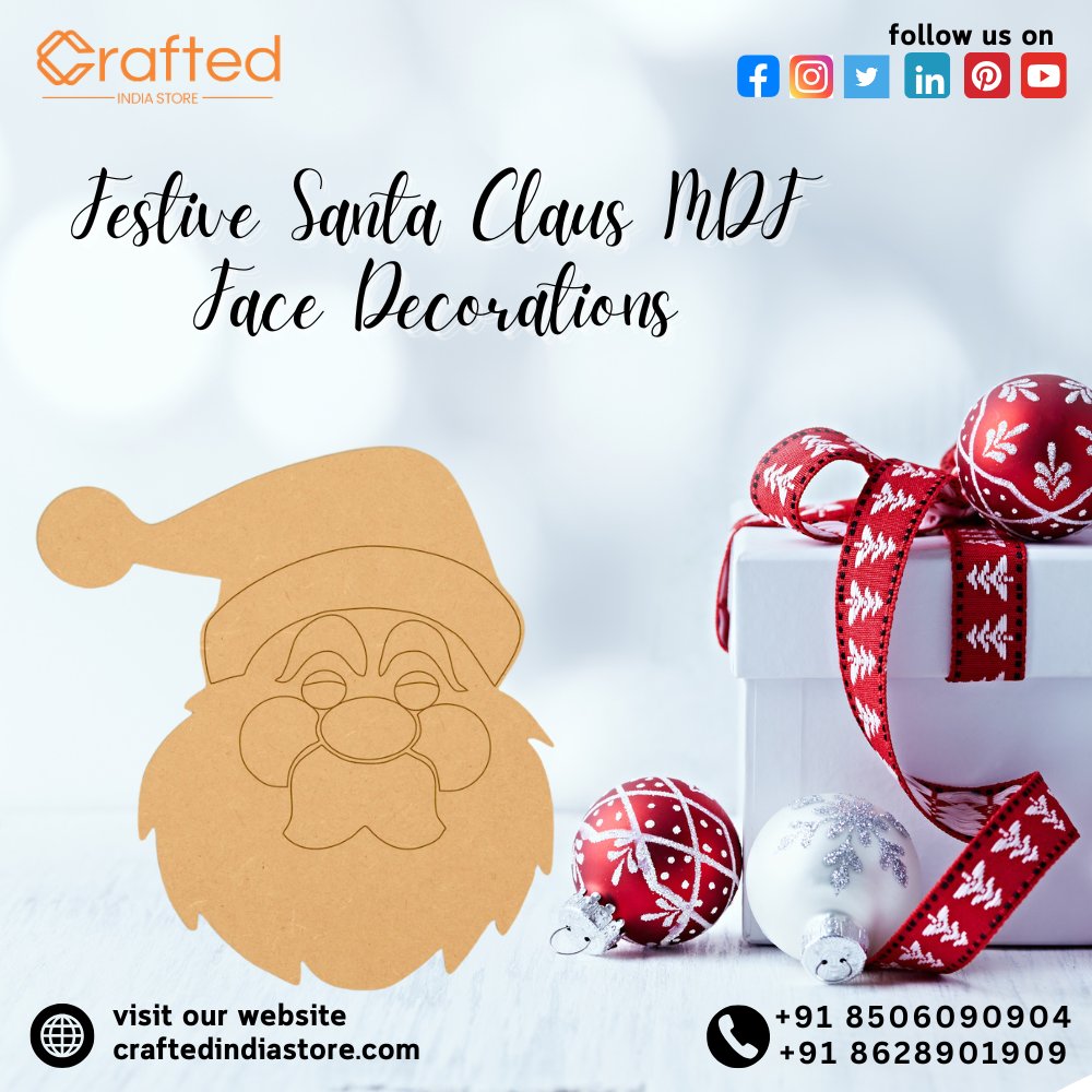 crafted_store's tweet photo. Add festive cheer with Unique Christmas Cutouts from Crafted India Store! 🎄✨
.
#ChristmasCutouts #ChristmasDecor #UniqueChristmasDecor #HandcraftedChristmas #HolidayDecor #ChristmasVibes #FestiveSeason #Christmas2024 #CraftedIndia  #XmasJoy https://t.co/Bpq0VAfyYb