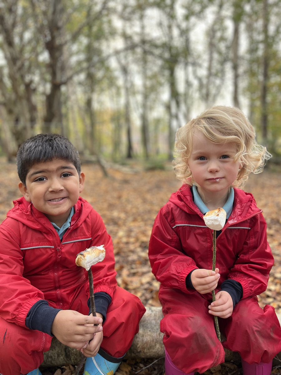 A wonderful morning for an Autumn play and fire in the woods