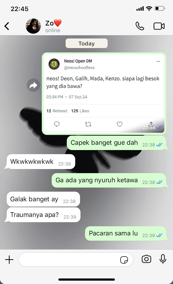 Traumanya apa?

- Lee Haechan few tweets au, #zobel