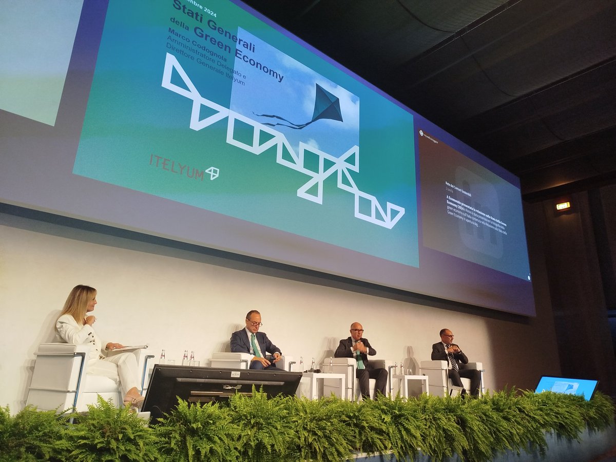 Rispondiamo con #ricerca e #tecnologia per realizzare l'#economiacircolare perfetta, anche in nuove filiere come #plastica e #terrerare. #statigreen24 <a href="/Ecomondo/">Ecomondo</a>