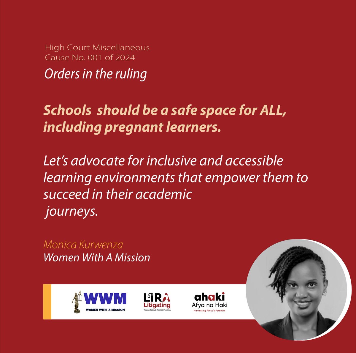 Atuhairecarol10's tweet image. Every girl deserves a safe environment to express herself freely and get the support she needs to thrive, both in and out of the classroom. Counseling services are key to guiding girls through their unique challenges.

#ReproductiveJustice
#GirlsDeserveEducation