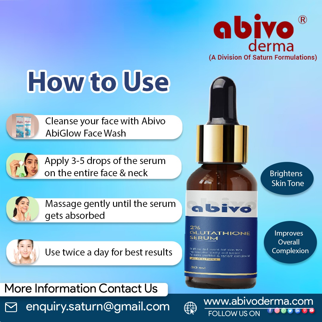 SaturnFormulat2's tweet image. #2%GlutathioneSerum from #AbivoDerma a division of #SaturnFormulations!
💧Reduce pigmentation &amp;amp; dark spots
💧Enhance skin luminosity
💧Provide powerful antioxidant protection
Suitable for all skin types! Available in #ThirdPartyManufacturing!
🌐 saturnformulations.in/2-glutathione-…