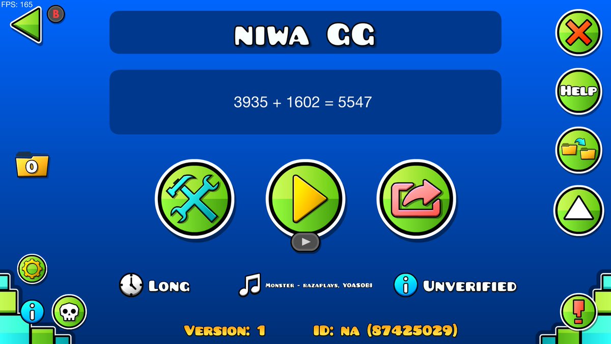 11vo Extreme Demon:

Niwa By Teno

Empezado el 16/10/24 y completado el 18/10/24.

Esta vaina hizo lo impensable para mi, desterrar a Acu como segundo nivel favorito de todo GD, es muuuuuy bueno de jugar y su cancion... Simplemente temazo.

Ultimo Fallo: 96%