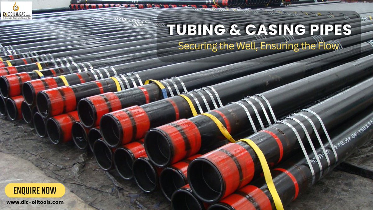 dic_oil_tools's tweet image. Tubing and Casing Pipes are both integral parts of oil and gas well construction, each playing a distinct but complementary role in ensuring well stability, safety, and efficient production.
website: dic-oiltools.com
#tubingandcasingpipes #octgpipe #casingpipe #dic