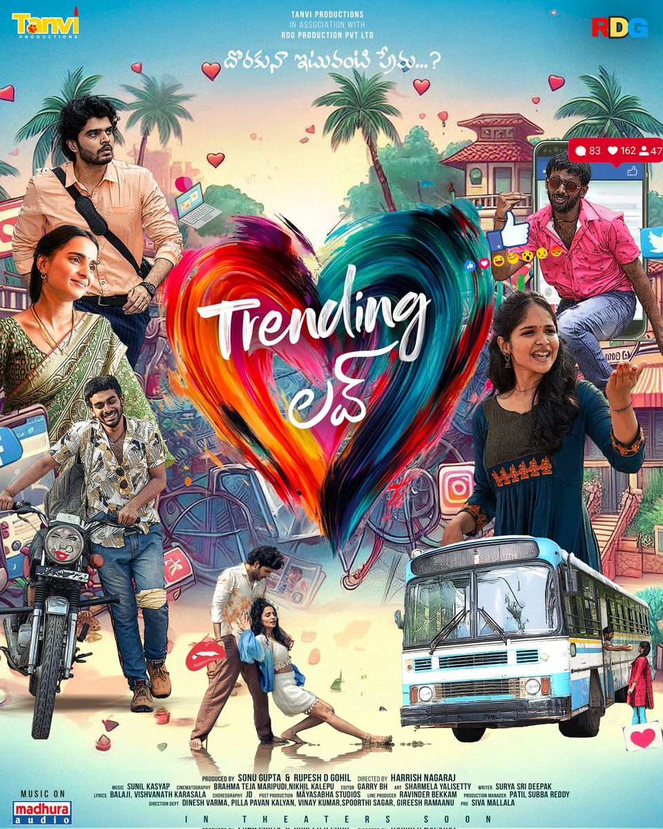 123telugu's tweet photo. .@IamNiharikaK launches the first look of #TrendingLove 

@hareeshNaagaraj @Hamareshhh @UrsNityasri  @Rupeshdgohil @NKalepu15442 @vardhangurralaa #SonuGupta @teja36912  @shanthitiwari @Garrybh88 @sunilkashyapwav @SivaMallala @MadhuraAudio https://t.co/TVR2sUsmxT