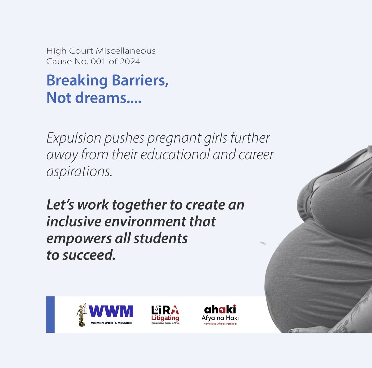 Atuhairecarol10's tweet image. This case highlights a big issue: schools often treat young girls harshly when they become pregnant, offering little support or a chance to keep studying.

#ReproductiveJustice
#GirlsDeserveEducation