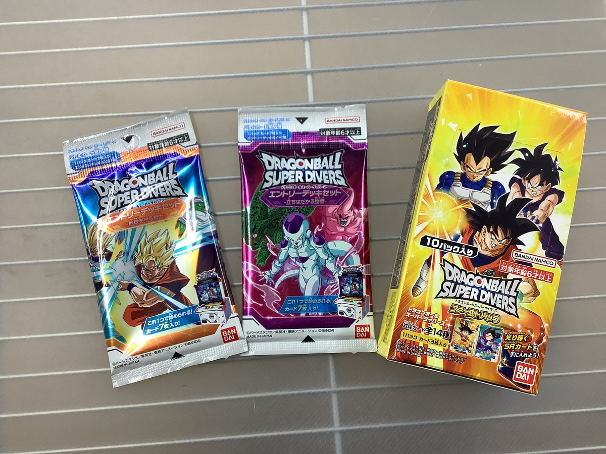 ドラゴンボールスーパーダイバーズエントリーデッキセット&ファーストパック1BOX 新品】 ドラゴンボールスーパーダイバーズ エントリーデッキ