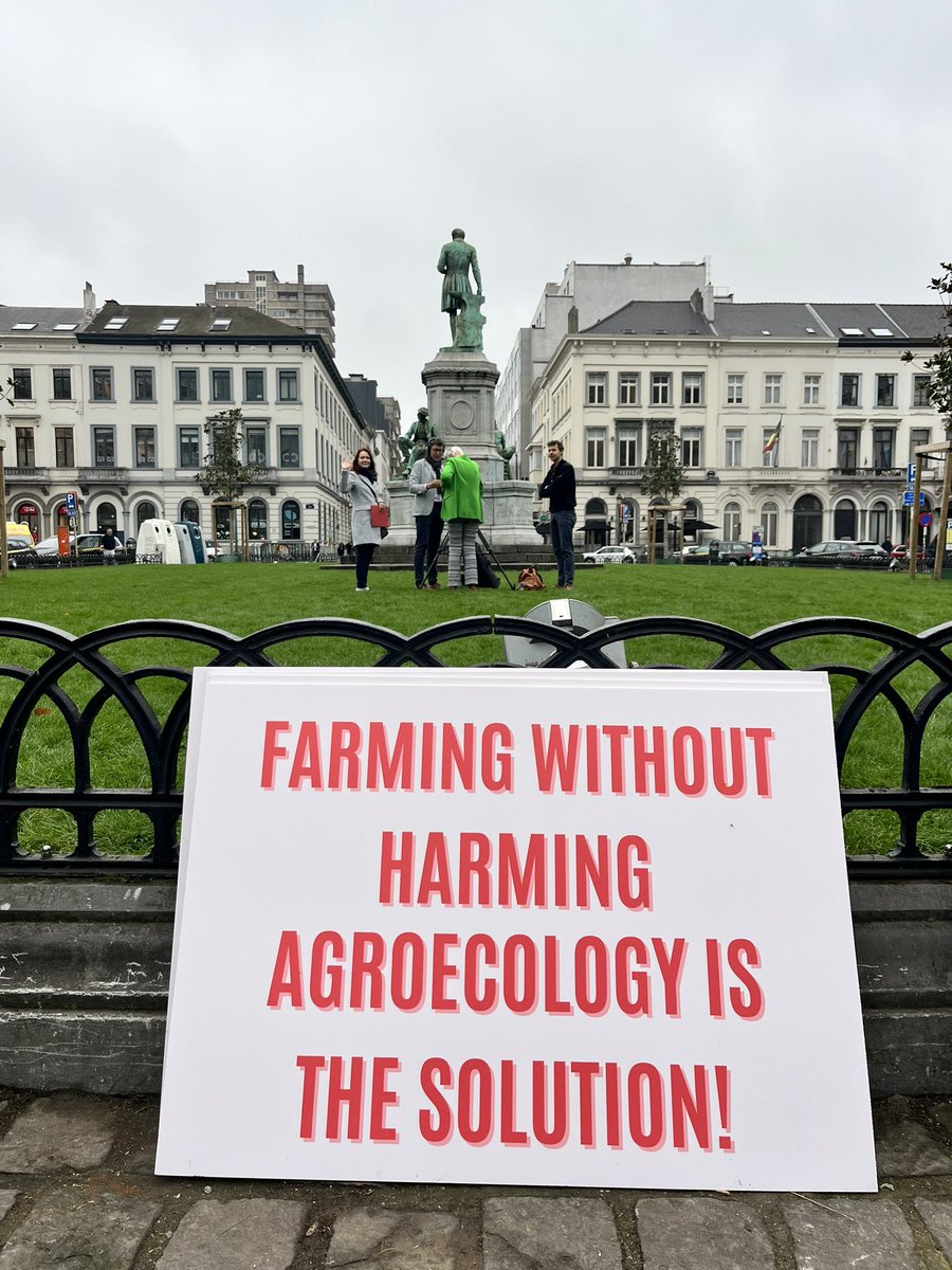 📢Activists and supporters are gathering outside the EU Parliament today, calling for a ban on harmful #pesticides. Watch and share to support the movement for a #PesticideFreeEU 🌍!