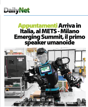BIweb's tweet image. 🗞 #BreakingNews da #DailyNet (Dailyonline): La prima edizione del #METS - Milano Emerging Technologies Summit (11-12.11 | Monte Rosa 91) sarà aperta dal primo keynote speaker umanoide in Italia!
👉Scopri come partecipare, richiedendo informazioni su: event.businessinternational.it/mets2024