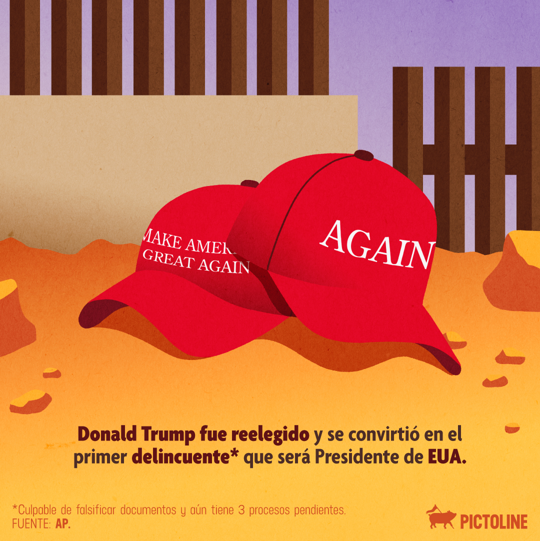 🇺🇸🗳️ Los resultados del conteo de votos preliminar de las elecciones de Estados Unidos 2024 marcan el regreso de Donald Trump a la Casa Blanca 👉

#Trump #Kamala #ElectionDay #Pictoline