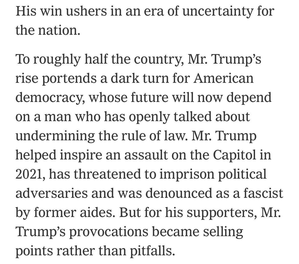 Douglas Herbert (@dougf24) on Twitter photo “#Trump storms back”: The <a href="/nytimes/">The New York Times</a> limns the starkly differing perspectives on a historic reckoning. #USElection “#Trump storms back”: The <a href="/nytimes/">The New York Times</a> limns the starkly differing perspectives on a historic reckoning. #USElection