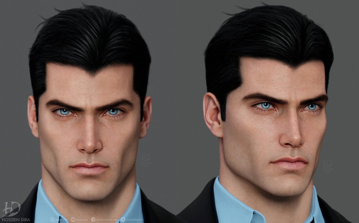 HosseinDibaArt's tweet photo. I was recently commissioned to create a #3Dportrait of #BruceWayne , inspired by the comic art of Batman/Superman: World’s Finest by Dan Mora. https://t.co/lUDBpeiRXp