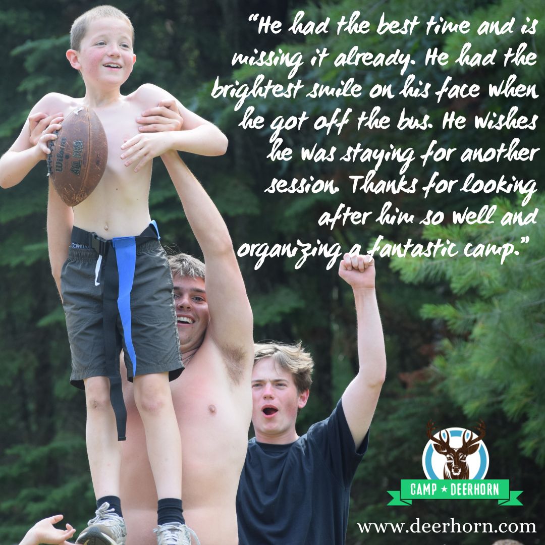 “He had the best time and is missing it already. He had the brightest smile on his face when he got off the bus. He wishes he was staying for another session. Thanks for looking after him so well and organizing a fantastic camp.”