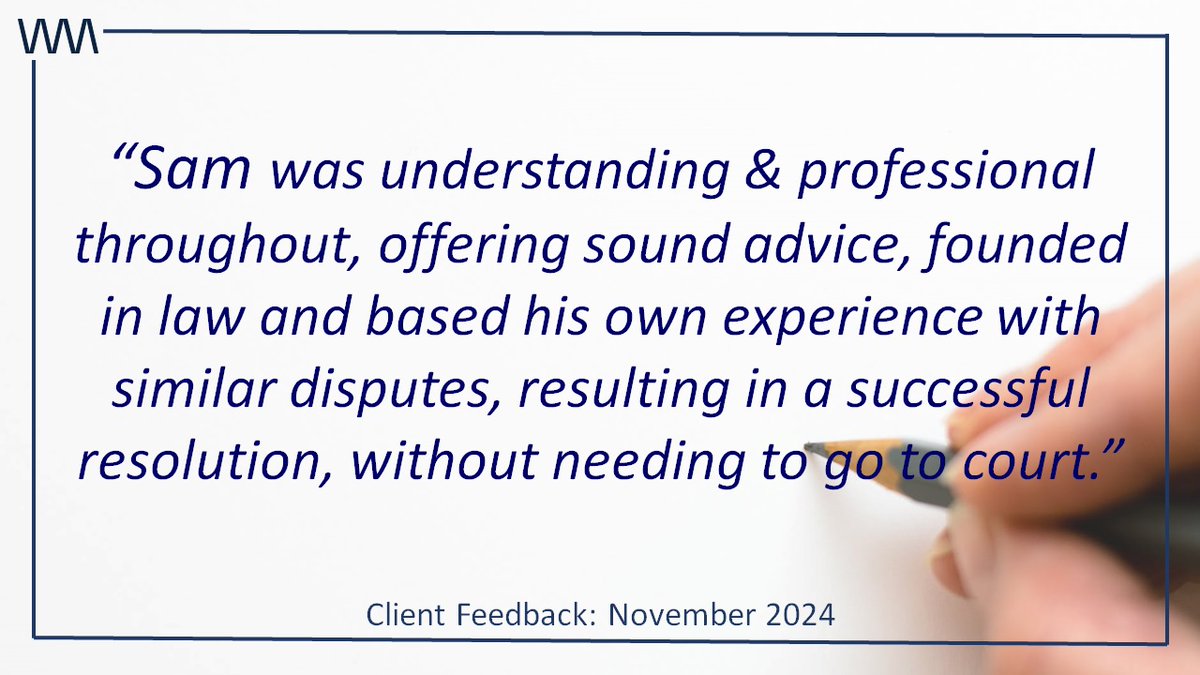 Whitehead Monckton Solicitors (@wmonckton) on Twitter photo ✔️ This week our dispute resolution senior solicitor, Sam Shoesmith, received this kind feedback from one of his clients via <a href="/ReviewSolicitor/">ReviewSolicitors</a>. Learn more about Sam on our website ➡️➡️ whitehead-monckton.co.uk/our-people/sam… #Feedback #Testimonial #Review ✔️ This week our dispute resolution senior solicitor, Sam Shoesmith, received this kind feedback from one of his clients via <a href="/ReviewSolicitor/">ReviewSolicitors</a>. Learn more about Sam on our website ➡️➡️ whitehead-monckton.co.uk/our-people/sam… #Feedback #Testimonial #Review