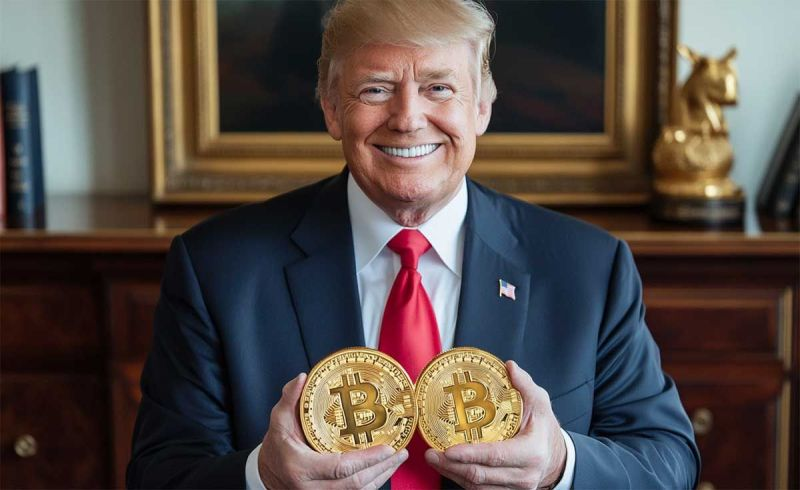 Bitcoin_360's tweet photo. The victory of Donald Trump marks a turning point in the Bitcoin ecosystem.

As he stated in his campaign, one of his measures as president will be to create a U.S. Bitcoin Strategic Reserve.

The market has celebrated his victory tonight, reaching a new All-Time High. https://t.co/dyjXinGHtc