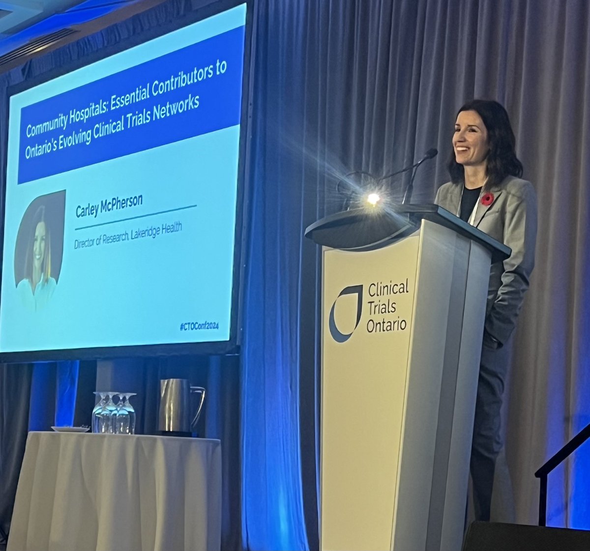 Clinical Trials ON (@clinicaltrialon) on Twitter photo Carley McPherson, Dir. of Research <a href="/LakeridgeHealth/">Lakeridge Health</a>, shares how community hospitals are critical to Ontario’s clinical trials network, enhancing accessibility and care delivery. #CommunityHealthcare #ClinicalTrials #CTOConf2024 <a href="/LakeridgeHealth/">Lakeridge Health</a> <a href="/cmcpher/">Carley McPherson</a> Carley McPherson, Dir. of Research <a href="/LakeridgeHealth/">Lakeridge Health</a>, shares how community hospitals are critical to Ontario’s clinical trials network, enhancing accessibility and care delivery. #CommunityHealthcare #ClinicalTrials #CTOConf2024 <a href="/LakeridgeHealth/">Lakeridge Health</a> <a href="/cmcpher/">Carley McPherson</a>
