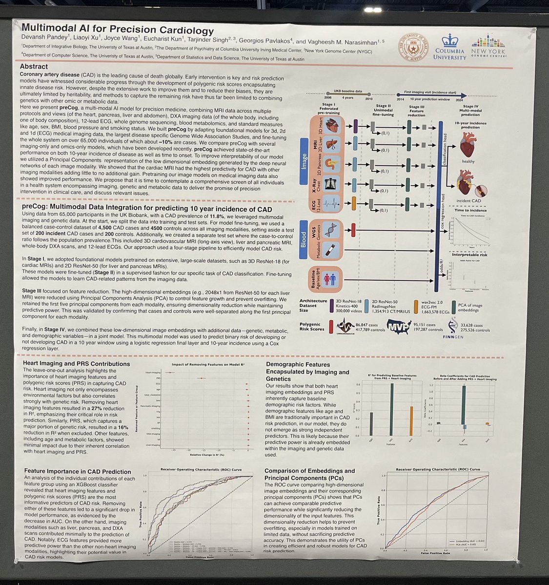 Exploring #MultimodalAI for disease diagnosis? Stop by my poster (5128W) today at #ASHG2024 from 2:30-4:30 pm – excited to share insights and connect!