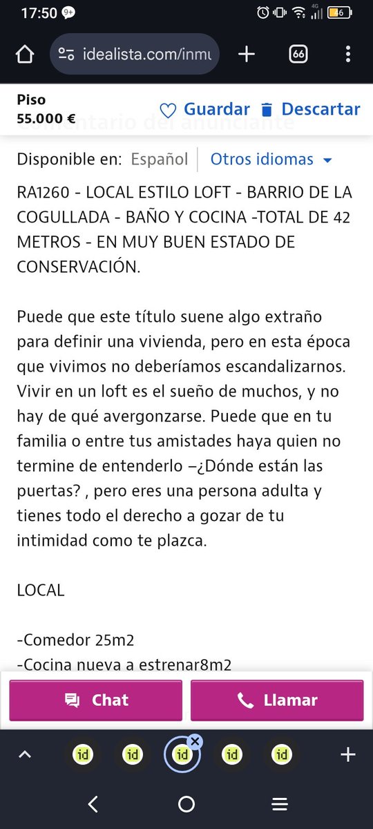 Me parto.