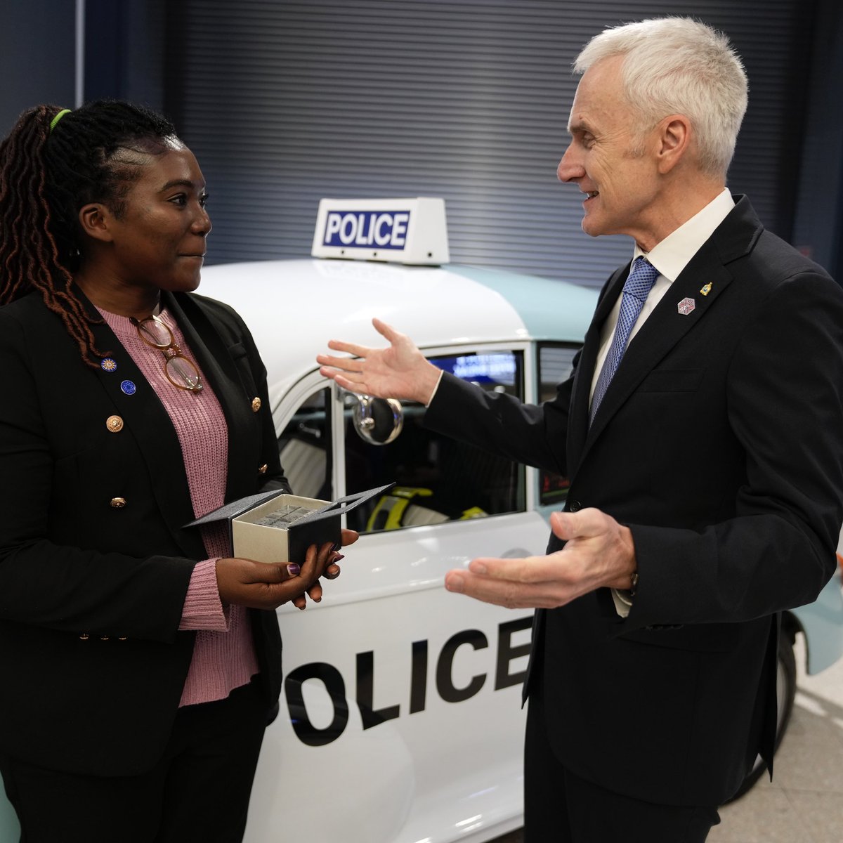 INTERPOL_SG's tweet image. Great to catch up with my reverse mentor 🇳🇦 Namibian Chief Inspector Martha Nghipandulwa at the #INTERPOLGA.

Our discussions provided me with fresh perspectives, and a reminder that it is adaptability and openness which define knowledge—not age.

Thank you for your insights.