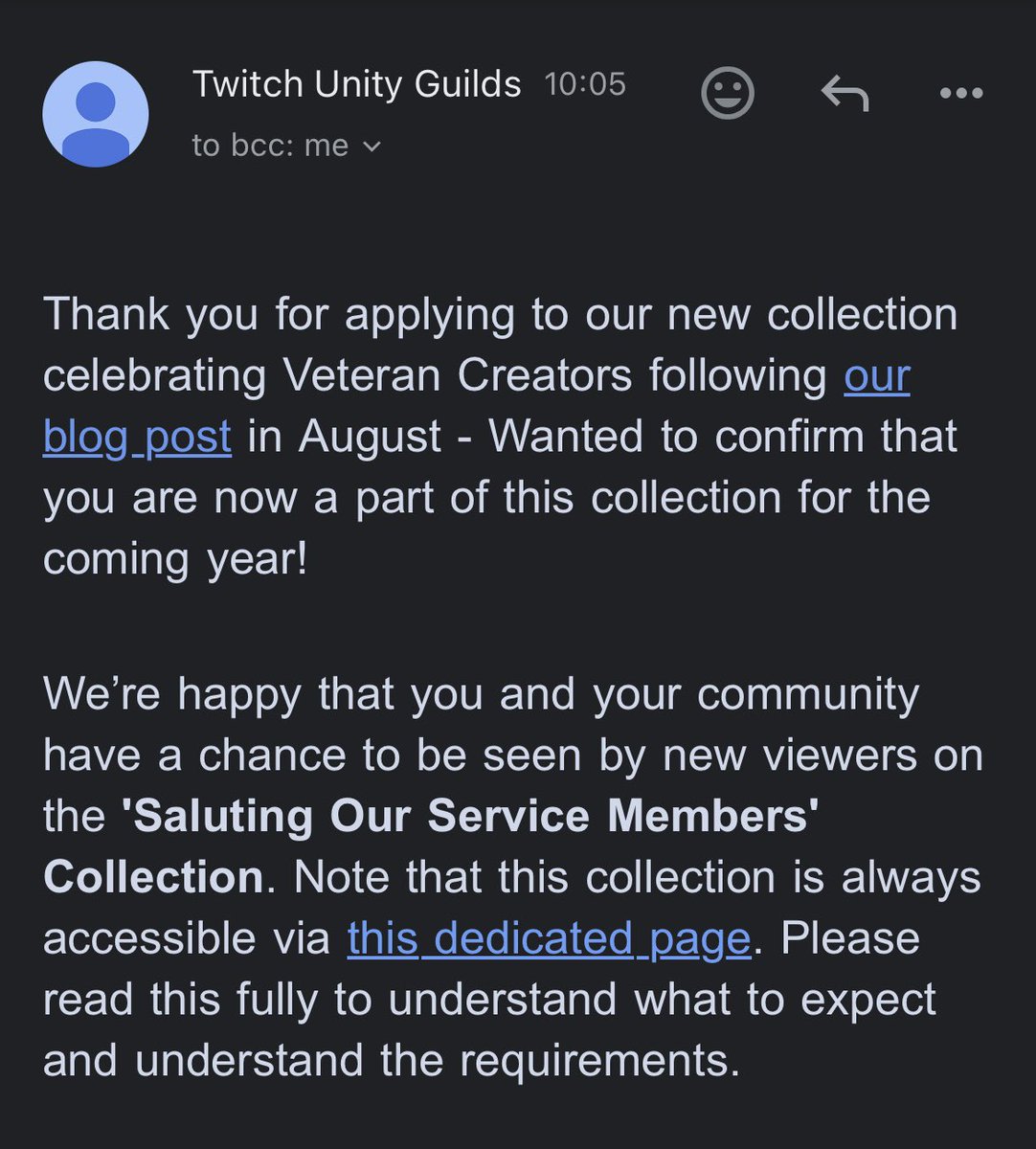 I am so grateful to have been one of the chosen for the “Saluting Our Service Members” collection on <a href="/Twitch/">Twitch</a>. Getting to serve next to my fellow vets yet again, is an overwhelming feeling and I can’t wait to get to know them all! Shoutout to my community for believing in me 💜