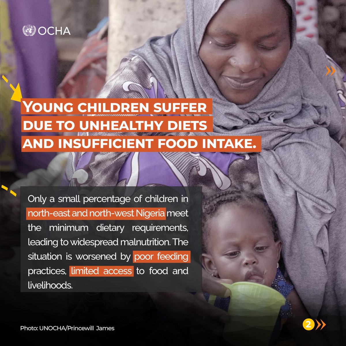 OCHANigeria's tweet photo. 🆘 Latest #CadreHarmonisé preliminary results for the 2025 #LeanSeason project that 1.8 million children may suffer from severe malnutrition in 26 states & the FCT in #Nigeria.
Learn more below and in the comments 👇 https://t.co/JD8FzOWVfB