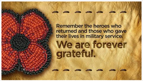 All flags at Regina Public schools and offices will be at half mast on November 8 and November 11 in honour of Indigenous Veterans Day and Remembrance Day.