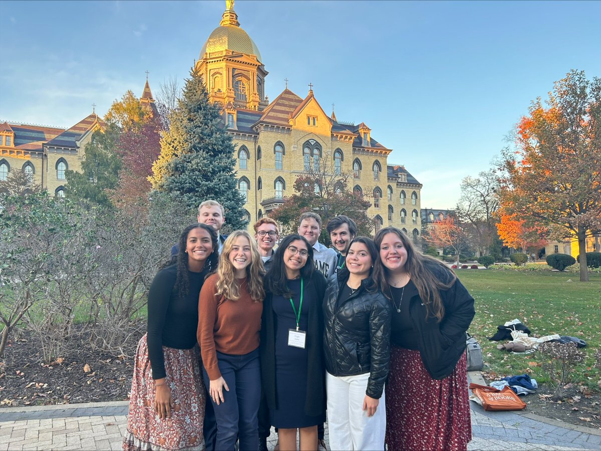 It was such a joy to attend this year's fall conference <a href="/ND_EthicsCenter/">de Nicola Center for Ethics and Culture</a> with a group of our Catholic Studies students. This year's conference was on the Catholic Imagination. As you can see, it was a great experience and much fun was had. <a href="/CAS_Loyola/">Loyola University, College of Arts and Sciences</a> <a href="/LoyolaChicago/">Loyola University Chicago</a>