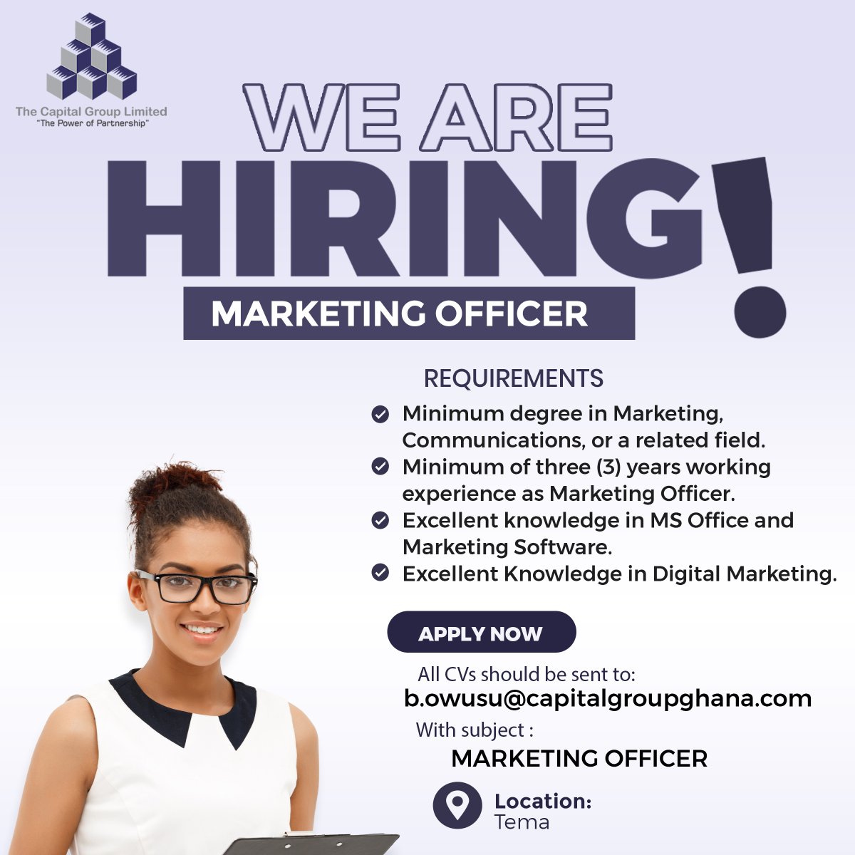 CapitalGroupHR's tweet image. #Vacancy #Jobs #TCGL