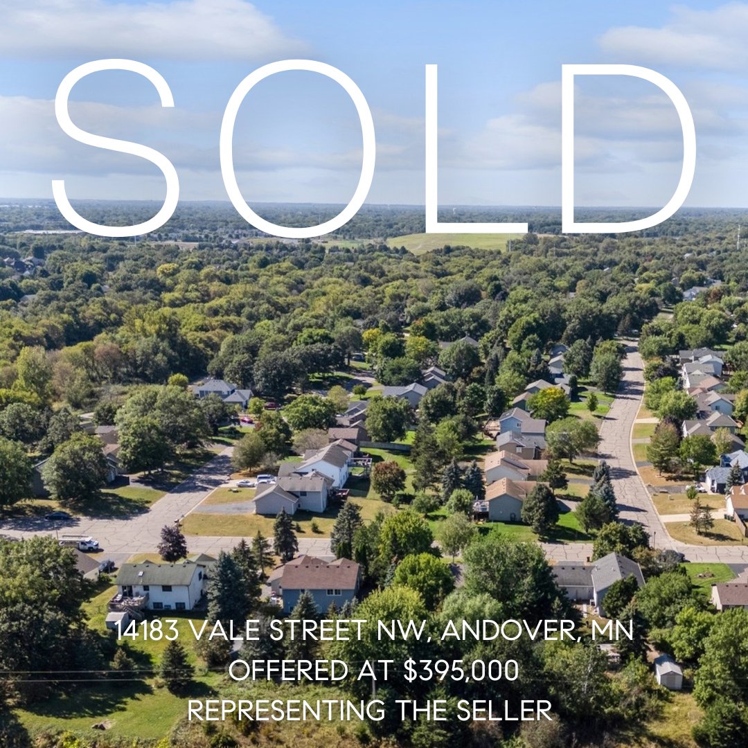 TheLJGroup's tweet photo. #Sold in Andover, MN! ✨ Congrats to our sellers in their successful closing, winning with an offer 5% above asking price, after having gone into multiple offers within the first weekend of showings. Timing, prep upfront, &amp; who you work with matters more than ever in this market. https://t.co/C4NLNJQsOg