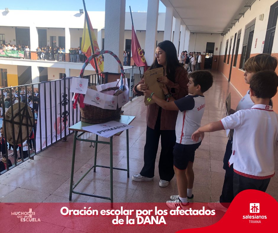 🙏 Hoy hemos tenido una oración con el fin de acordarnos de todos los afectados por la DANA. 

🫂 Este acto ha finalizado con la colecta económica destinada a Cáritas, con una cifra total de 5737,01€. Se podrá seguir donando hasta el viernes de esta semana. 

#todosconvalencia