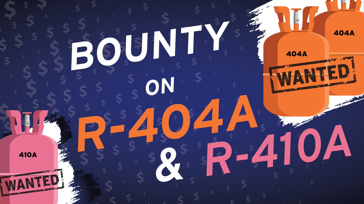 🤠 Wanted: R-404A and R-410A!  🤠

Got used refrigerant? We want it! Call your local branch for more details.
