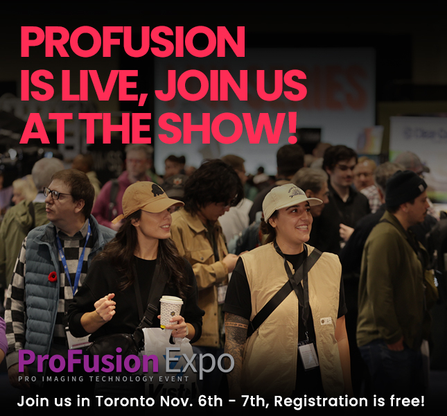 ProFusionExpo's tweet image. #profusionexpo2024 in Toronto is underway! Join us at the MTCC until 7pm today or tomorrow, Nov 7th until 5pm for exclusive hands-on demonstrations, presentations from industry insiders, a chance to win a $2000 Vistek shopping spree and more! profusionexpo.com