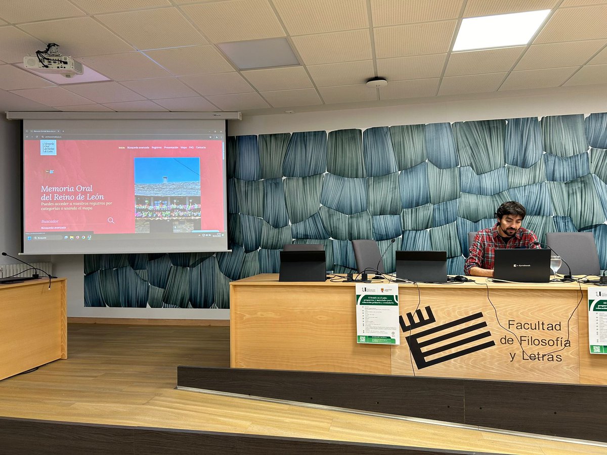 cele_unileon's tweet image. Seguimos la tarde con @gancedo_emilio , que nos presentará la Memoria Oral del Reino de León, la base de datos audiovisual de la CELe donde se recoge una gran cantidad de testimonios sobre el leonés 🧐