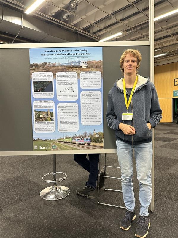 LiU Railway & Public Transport (@liu_jvgkoll) on Twitter photo Today our PhD students Liyun Yu and David Dekker present their research on major rescheduling of railway (trains and staff) late in time at <a href="/persontrafik/">Persontrafik</a> fair and exhibition in Göteborg. Well done, Liyun and David! Today our PhD students Liyun Yu and David Dekker present their research on major rescheduling of railway (trains and staff) late in time at <a href="/persontrafik/">Persontrafik</a> fair and exhibition in Göteborg. Well done, Liyun and David!